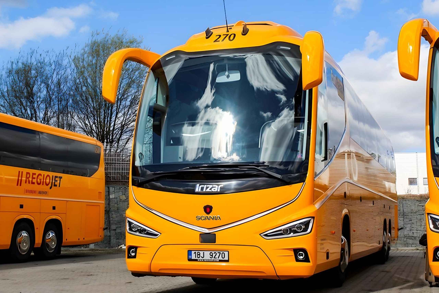 Praha: Enkel bussreise til/fra Karlovy Vary