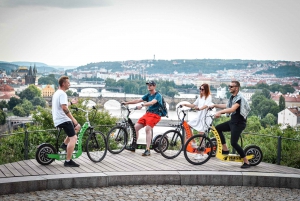 Prague: E-Scooter Grand City & Panoramas Small-Group Tour