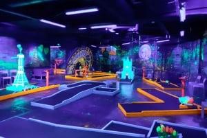 Prague: Glow Golf Mini Golf Game by UV Light