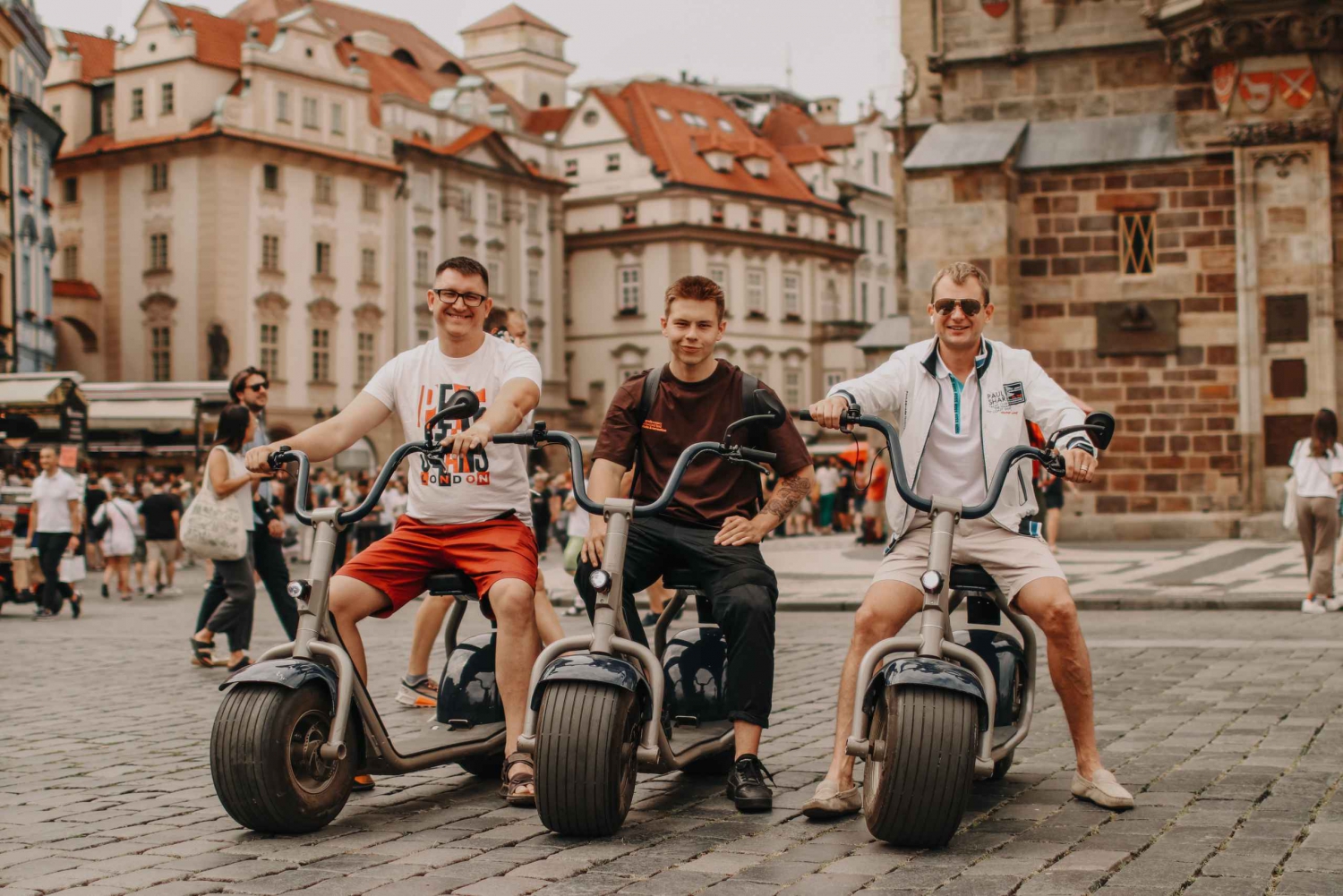 Prague: Guided Fat Tire e-Scooter Tour