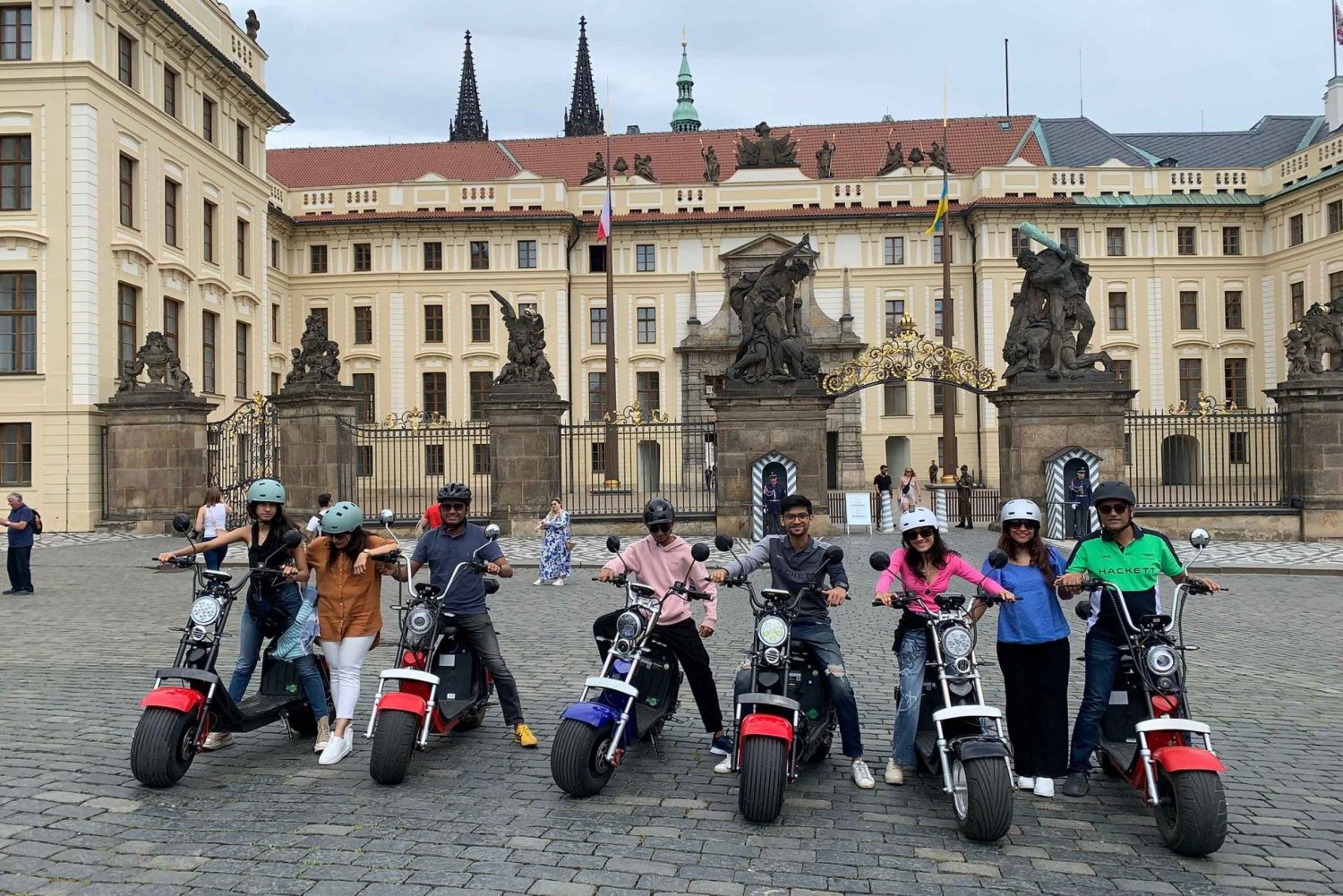 Prague: Guided Fat Tire e-Scooter Tour