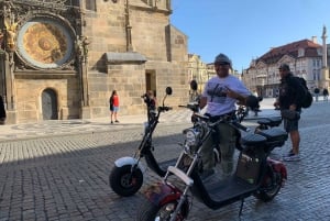 Prague: Guided Fat Tire e-Scooter Tour