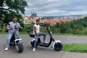 Prague: Guided Fat Tire e-Scooter Tour