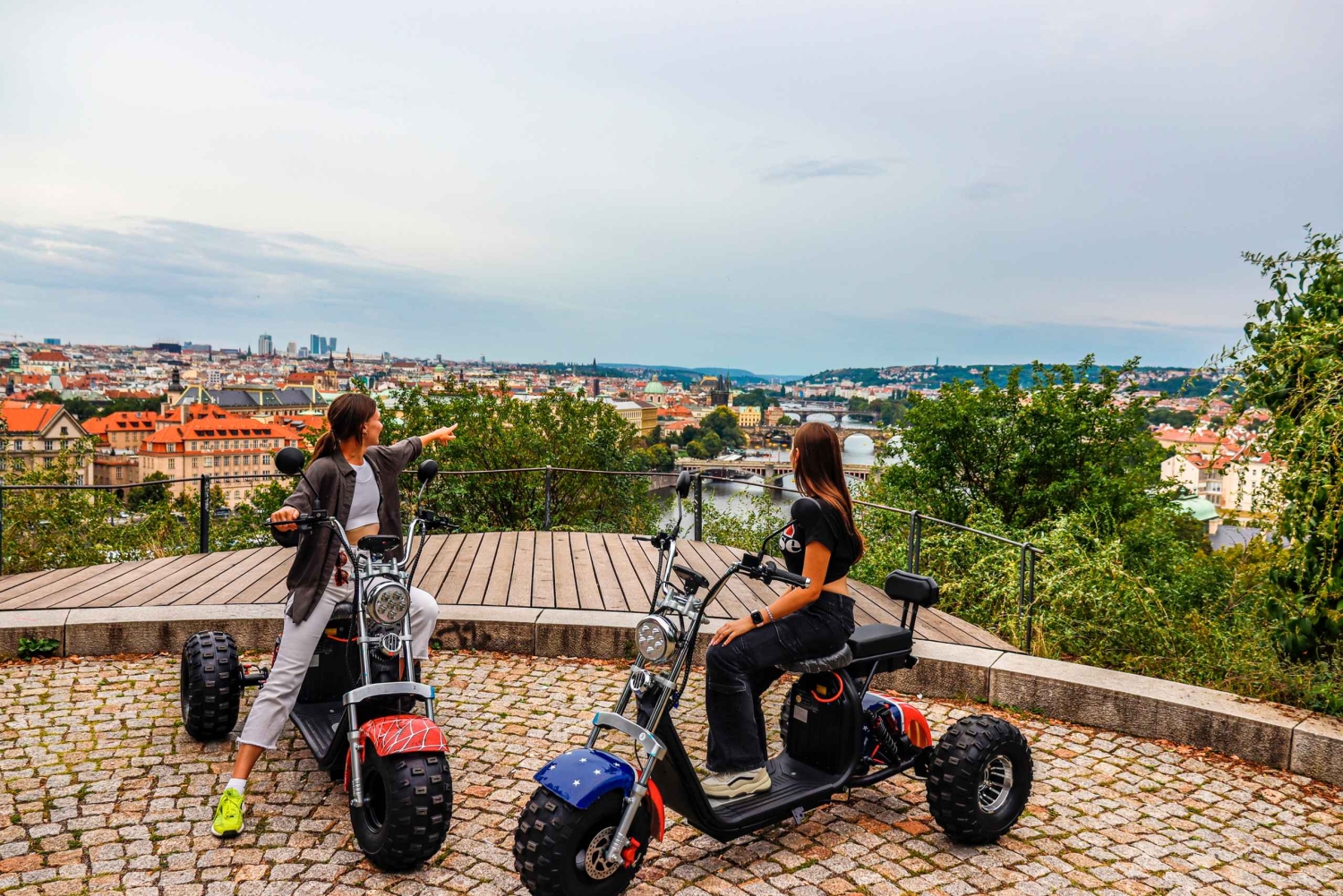 Prag: Guidet sightseeingtur med elektrisk trike