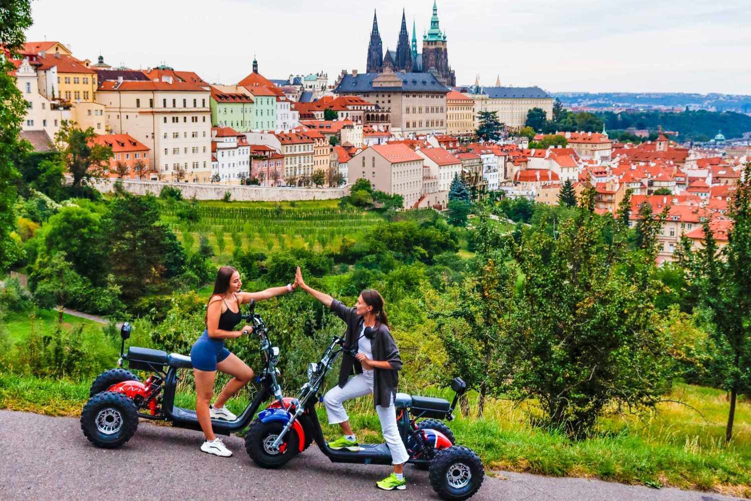 Prag: Guidet sightseeingtur med elektrisk trike