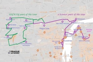 Praha: Halvdags guidet tur med Segway og E-Scooter