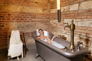 Prag: Lázně Pramen. Vin-, ölbad och wellness-spa