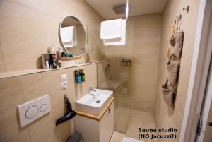 Prague: Modern Private Spa with Jacuzzi and Sauna