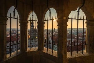 Praga: Entrada al Ayuntamiento de la Ciudad Vieja y al Reloj Astronómico