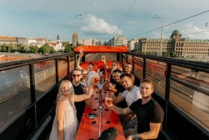 Prague: Party Beer Bus