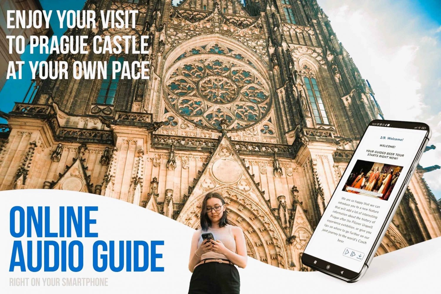 Prague: Prague Castle Complex Smartphone Audio Guide