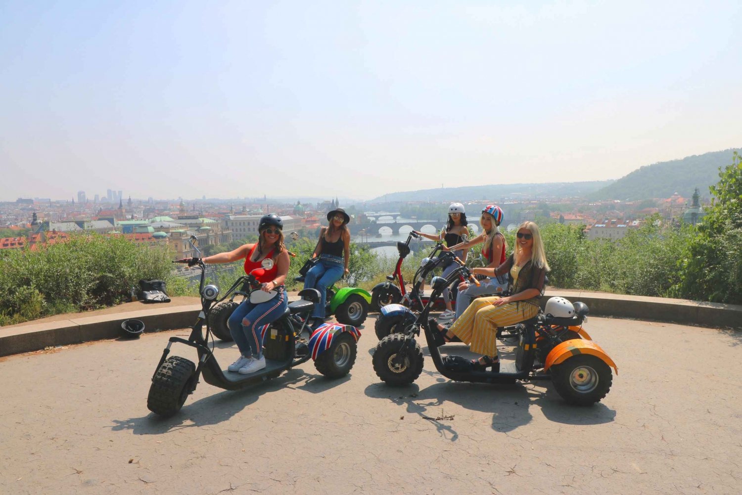 Praag: 2 uur durende Trike Live rondleiding door de oude stad