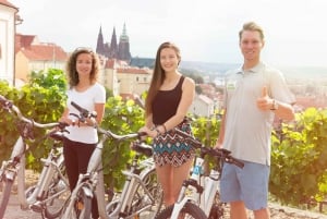 Prague: Private Electric Bike Tour with Hotel Pickup Service