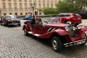 Prague: 90min Private Tour in Vintage Car, up to 6people!