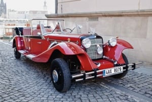 Prague: 90min Private Tour in Vintage Car, up to 6people!