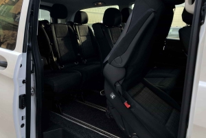 Praag: Privé transfer naar de luchthaven met een minibus (PRG)