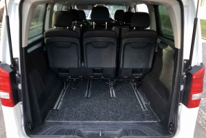 Praag: Privé transfer naar de luchthaven met een minibus (PRG)