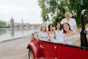 Prague: Old Town Private Vintage Car Tour
