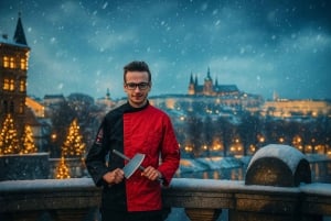 Praha: Nyt 10-retters middag på kokkens kjøkken