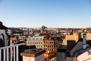 Prague: Sky Bar Aperitivo Menu with Drink & Panoramic Views