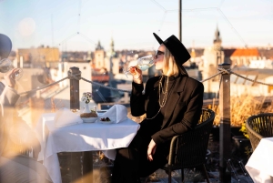 Praha: Sky Bar Aperitivo Meny med drikke og panoramautsikt