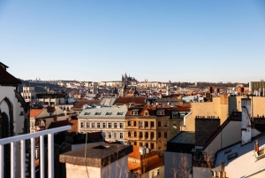 Praha: Sky Bar Aperitivo Meny med drikke og panoramautsikt