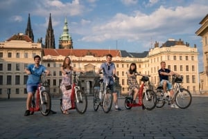 Prague: Small Group or Private E-Scooter Tour with Pickup