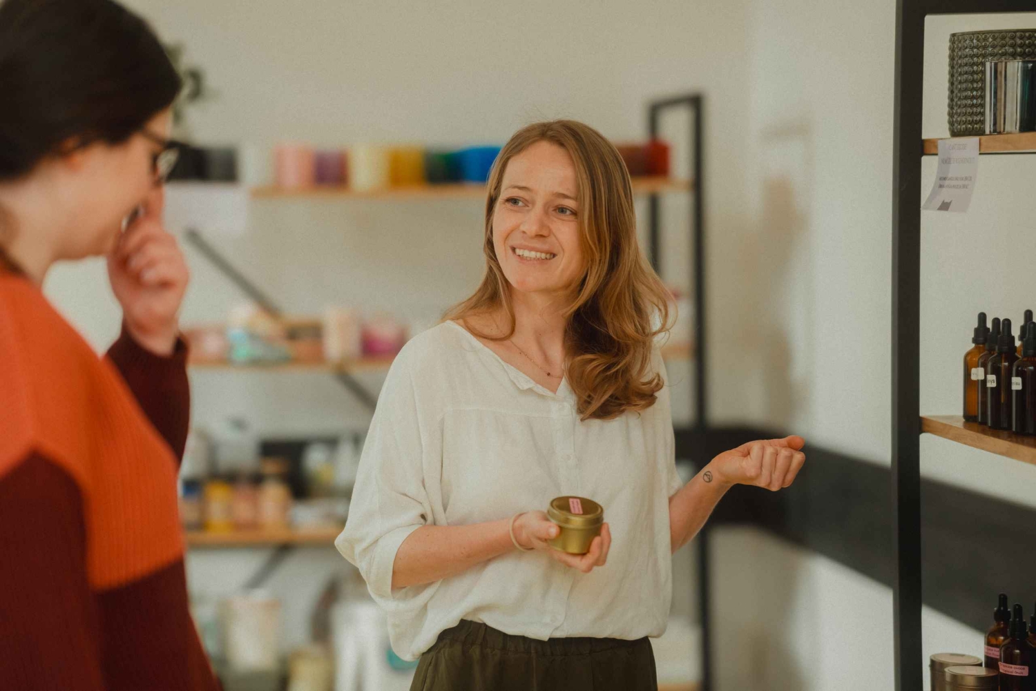 Prague : atelier de fabrication de bougies à la cire de soja