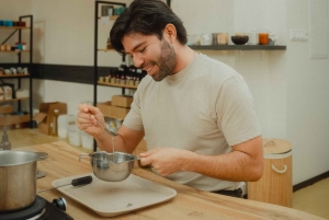 Prague : atelier de fabrication de bougies à la cire de soja