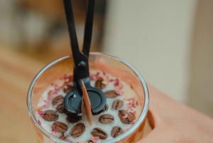 Prague : atelier de fabrication de bougies à la cire de soja