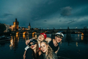 Prague: Booze Cruise with Open Bar, DJ and Best Club Entry