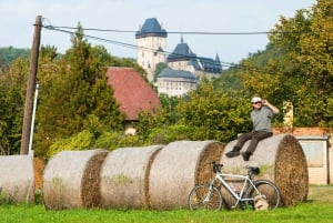 Coutryside bike tour to Karlstejn Castle.