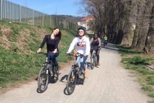 Coutryside bike tour to Karlstejn Castle.