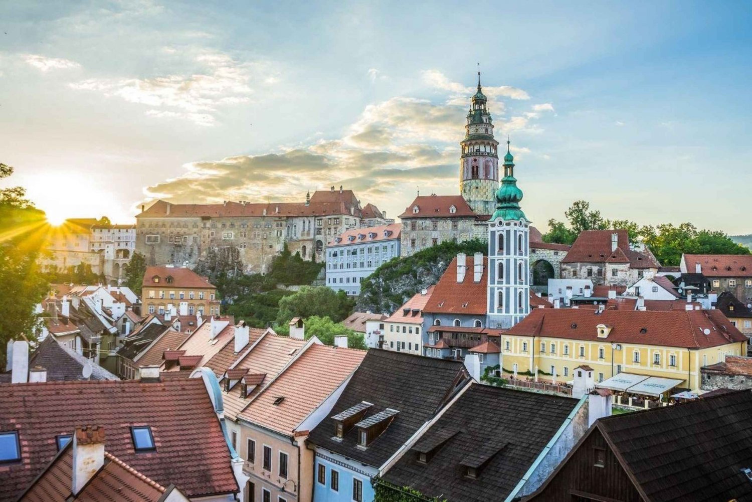 Praga: Traslado para Hallstatt via a fabulosa Cesky Krumlov
