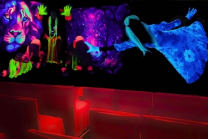 Prag: Interaktivt show i det underjordiske Black Light Theatre