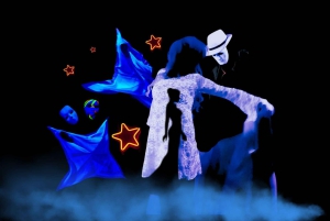 Prag: Interaktivt show i det underjordiske Black Light Theatre