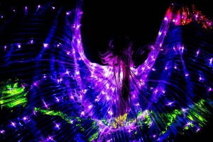 Prag: Interaktivt show i det underjordiske Black Light Theatre