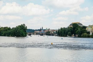 Prague: Vltava River Lunch Cruise in an Open-Top Glass Boat