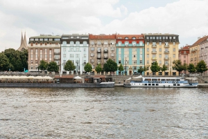 Prague: Vltava River Lunch Cruise in an Open-Top Glass Boat