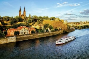 Prague: Vltava River Night Cruise with Buffet