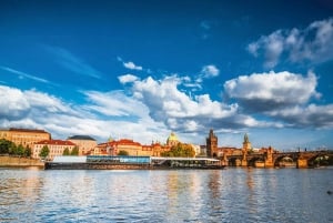 Prague: Vltava River Night Cruise with Buffet