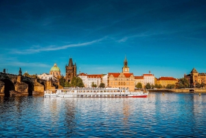 Prague: Vltava River Night Cruise with Buffet