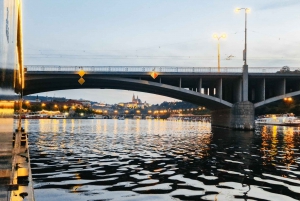 Prague: Vltava River Night Cruise with Buffet