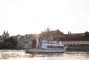 Prague: Vltava River Private Boat Party with Drinks