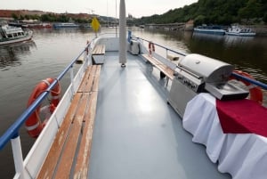 Prague: Vltava River Private Boat Party with Drinks