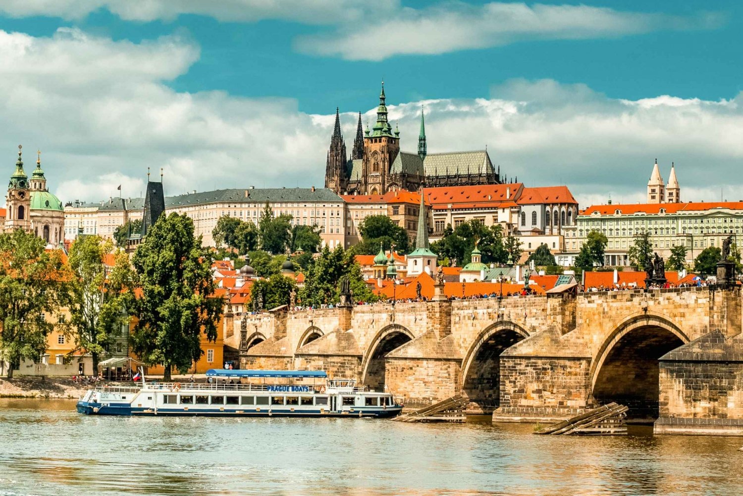 Prag: Sightseeing-krydstogt på Vltava-floden