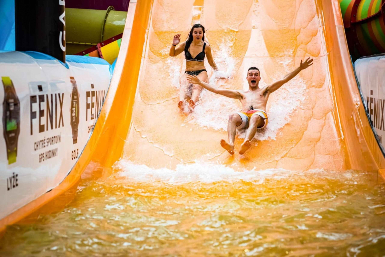 Prague Water Park with private return transport