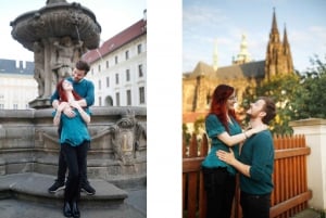 Professional photoshoot at Prague Castle