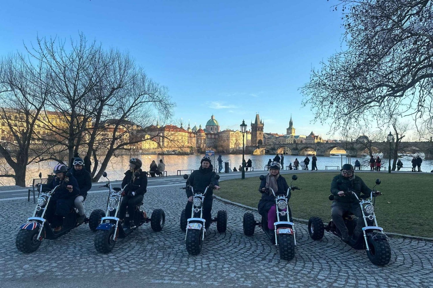 Grand City Tour on Electric Trike in Prague - Live Guided