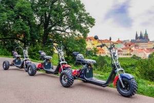 Wielka wycieczka po mieście na elektrycznym trójkołowcu w Pradze - przewodnik na żywo